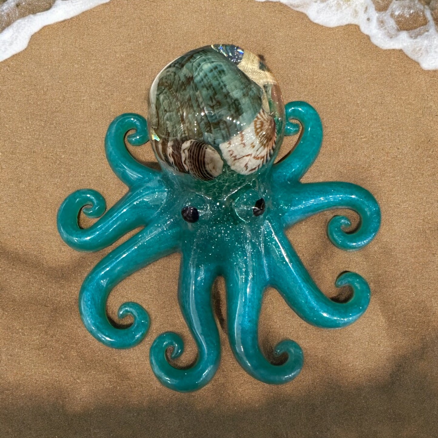 Resin Octopus with Shells