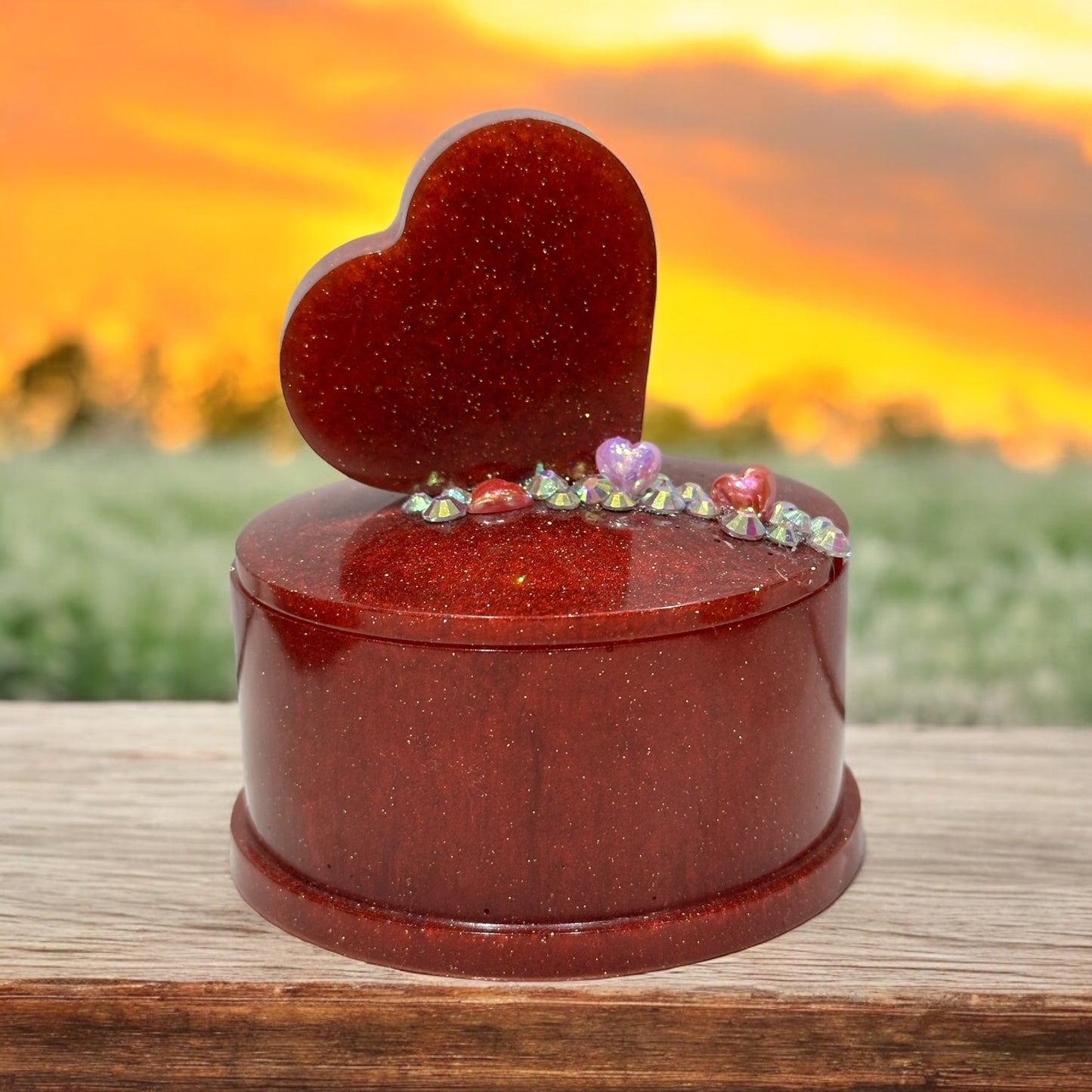 Red Heart Trinket/Jewel Box