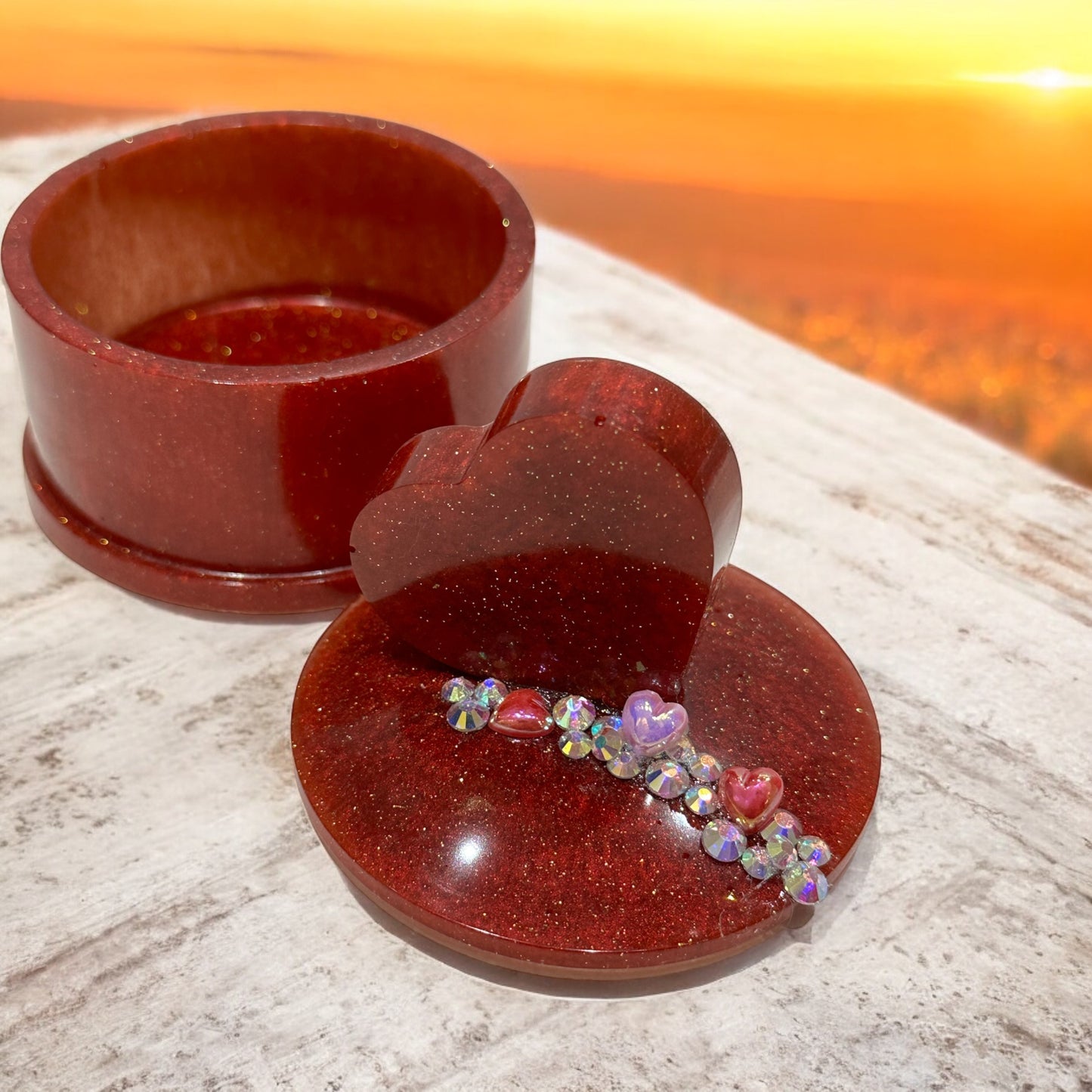 Red Heart Trinket/Jewel Box