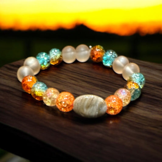 Sunset Beaded Bracelet