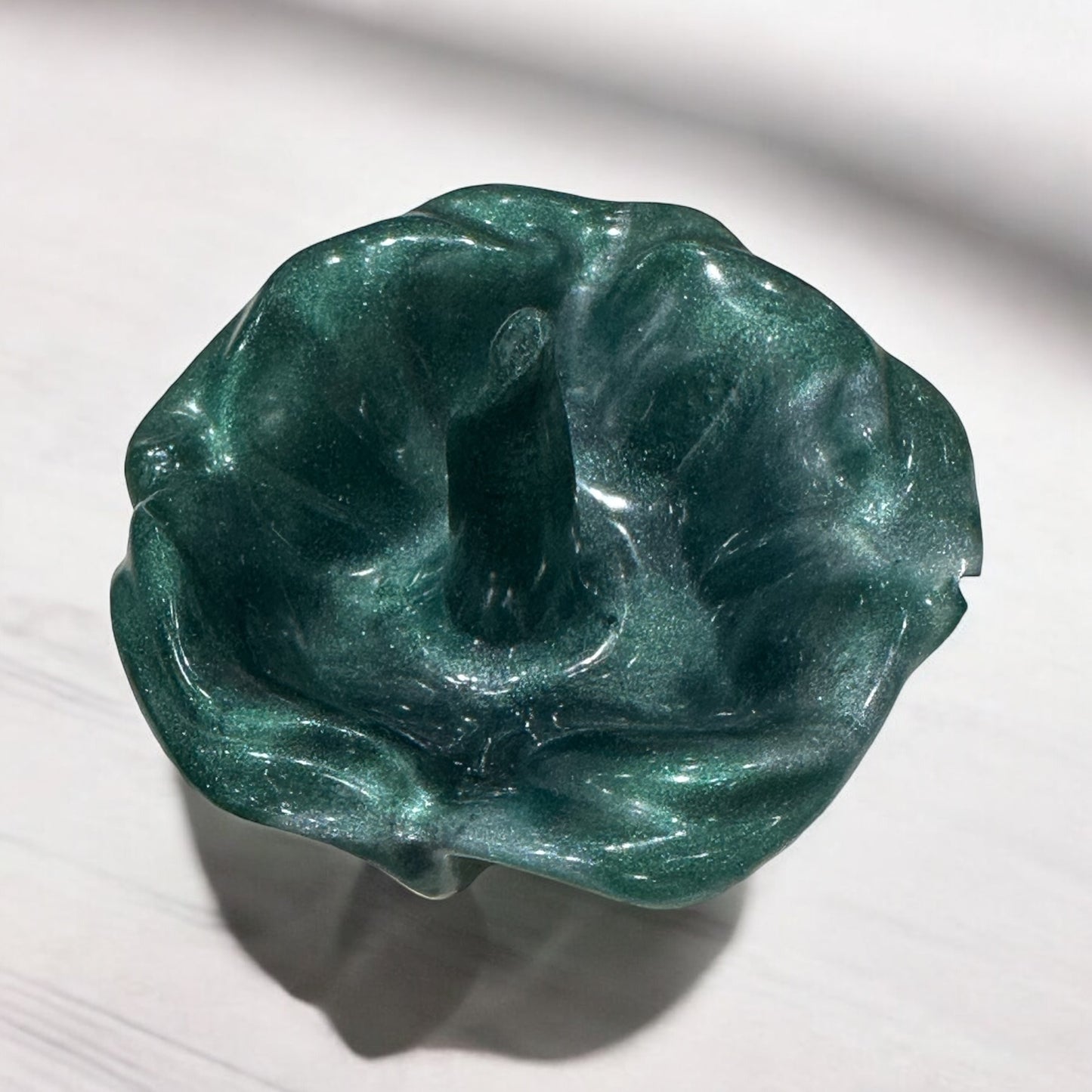 Rose Ring Holder Teal