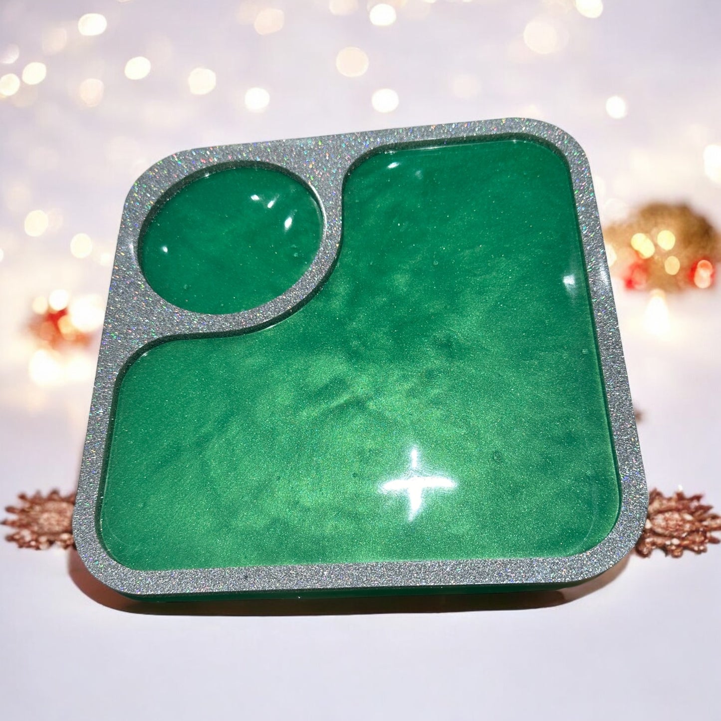 **Santa Personalized Milk and Cookie Plate, tableware**