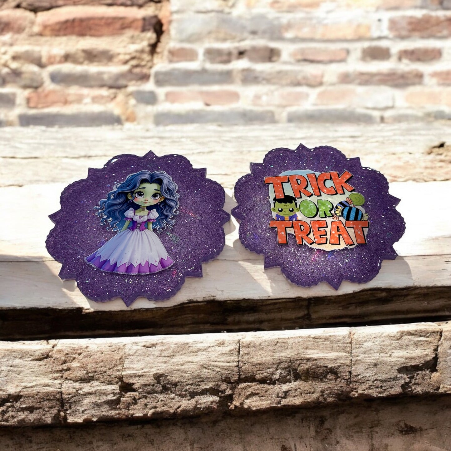 Trick or Treat coasters