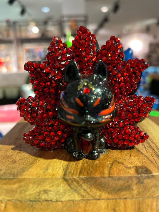 Sparkling Nine-Tailed Fox Figurine