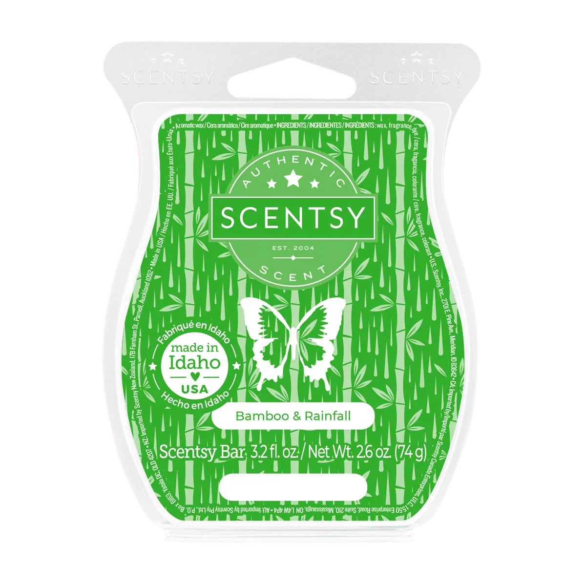 Scentsy Bar Bamboo & Rainfall