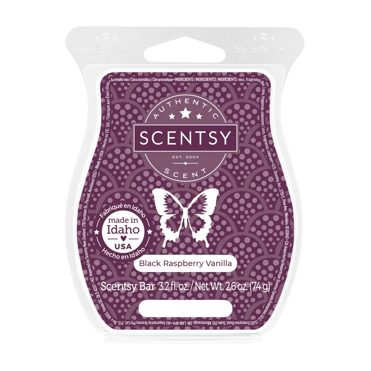 Scentsy Bar Black Raspberry Vanilla