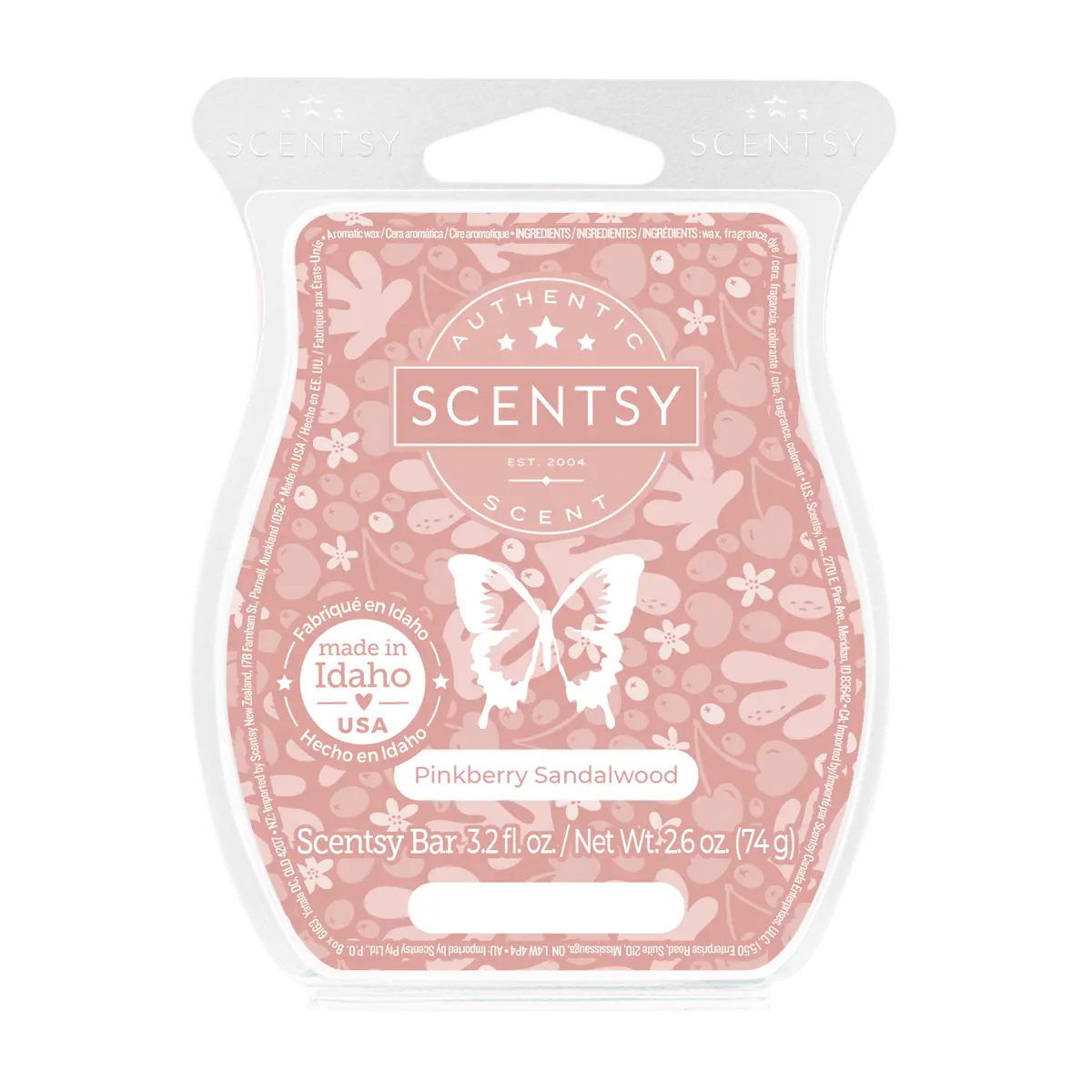 Scentsy Bar Pinkberry Sandalwood