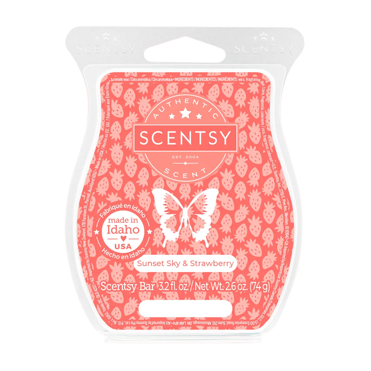 Scentsy Bar Sunset & Strawberry