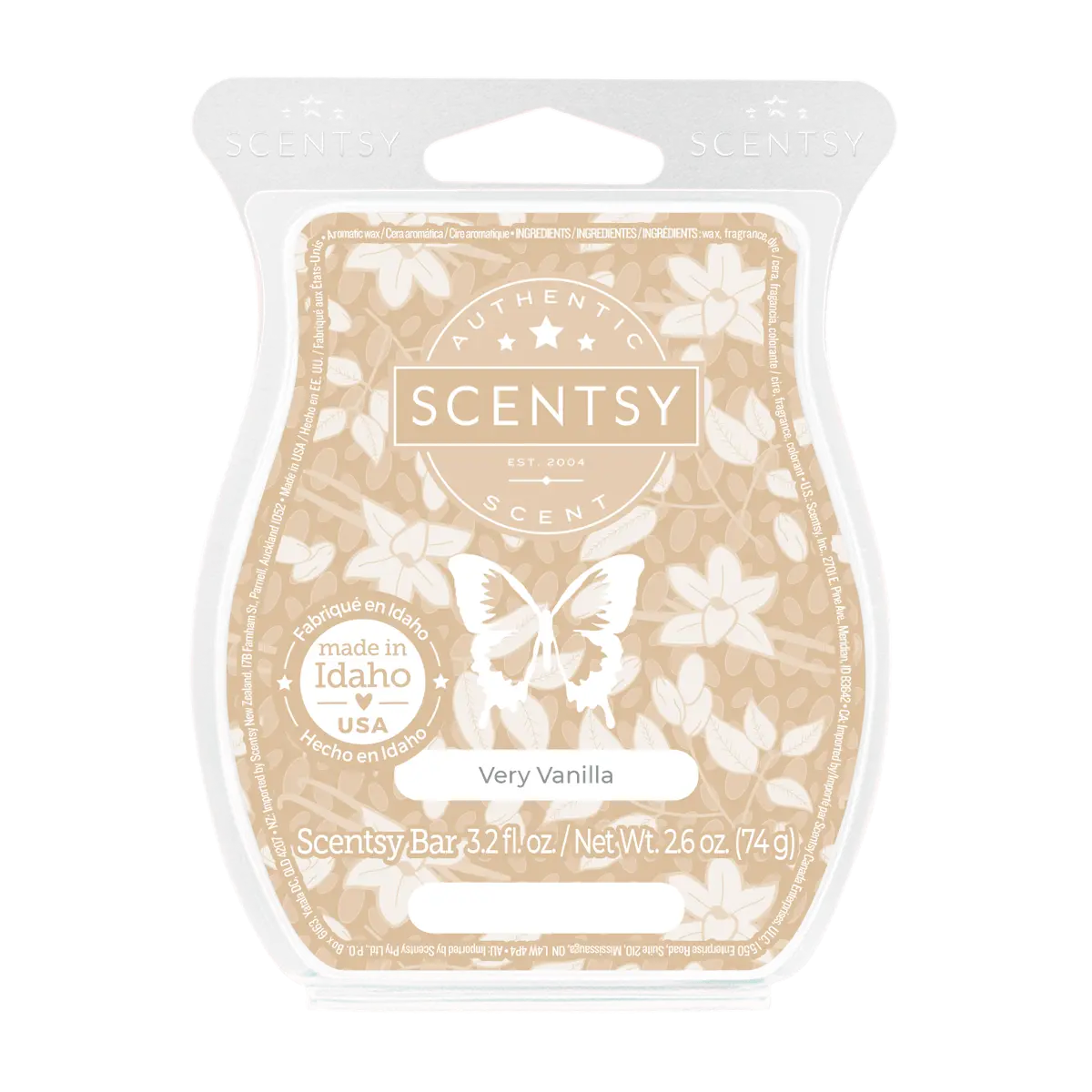 Scentsy Bar Very Vanilla